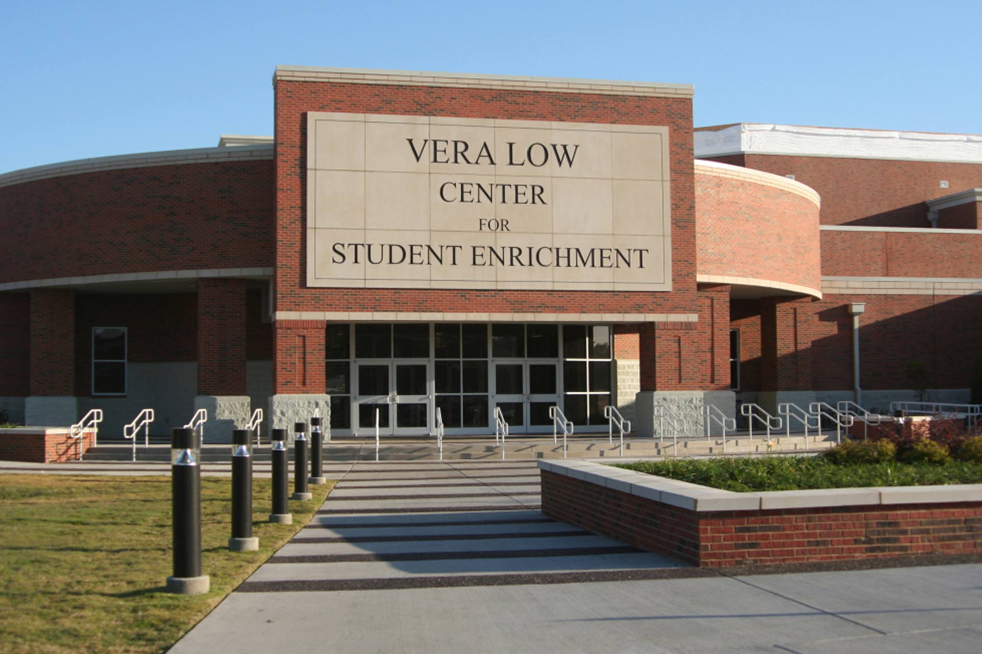 An outside view of the Vera Low Center for Student Enrichment at Bethel University in McKenzie, TN.