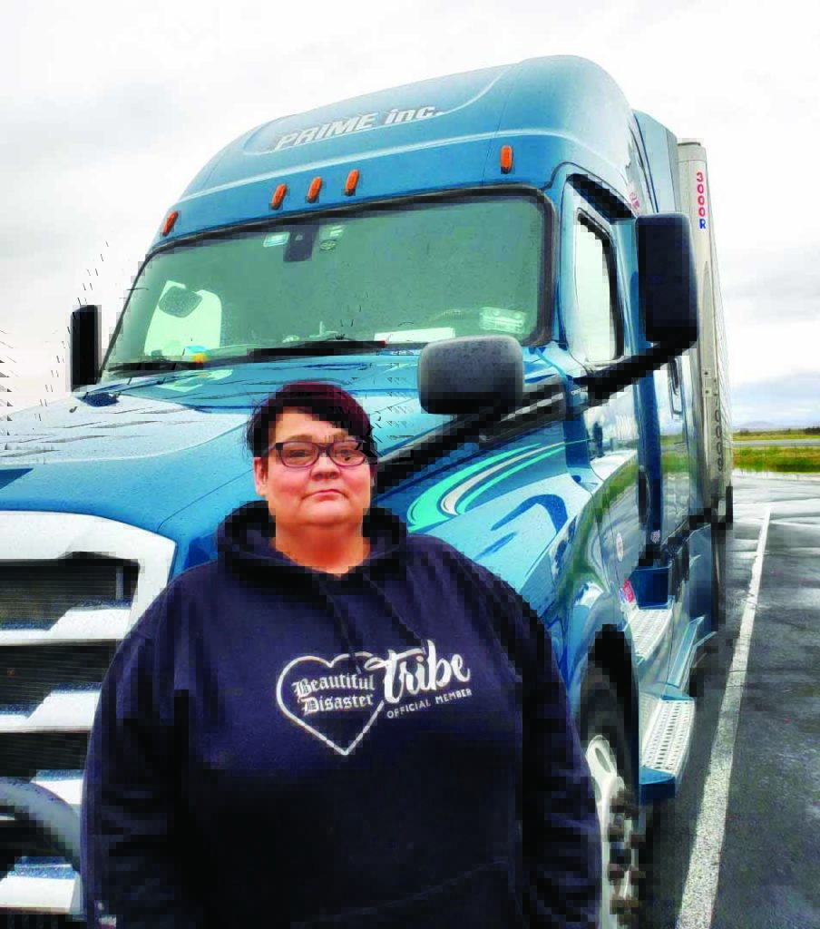Prime Inc. Hilda Pinckney Blue Truck