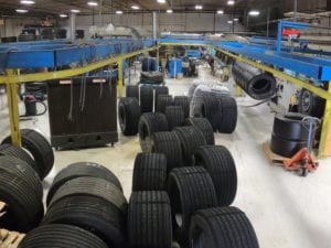 Prime Inc. Truck Tires Recycle